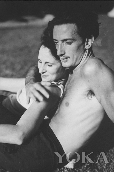 Spain woman painter Salvador Dali, and the love of his life plus