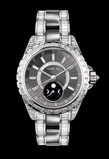 Chanel J12 moon phase watch 